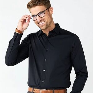 Apt. 9 Men's Classic Black Dress Shirt